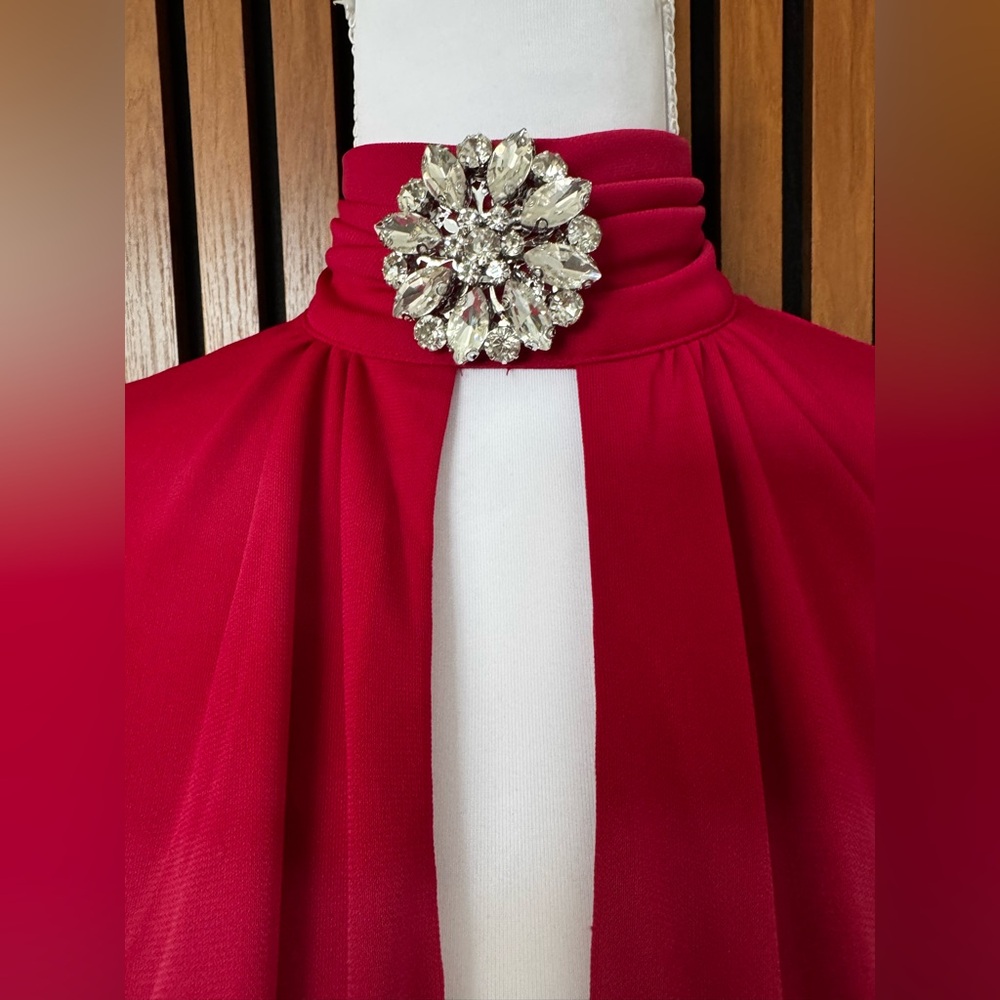 Cinq à Sept Fuchsia Midi Dress - Picture 10 of 13